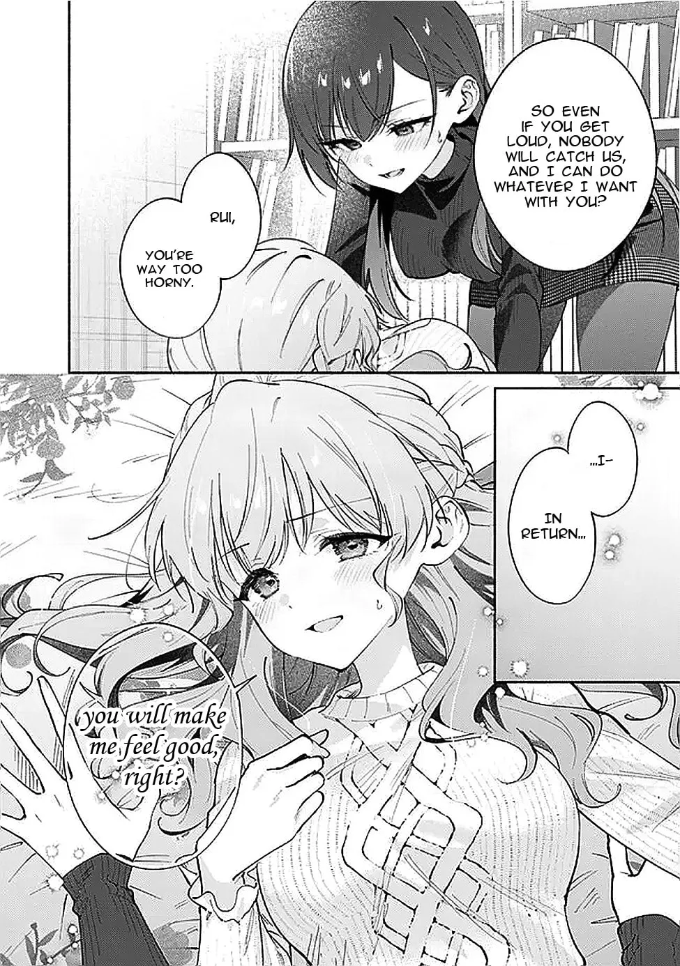 A Yuri Story About Breaking a Pretty Girl Who Keeps Insisting She Won't Lose Into Submission — Chapter 10 — Page 16