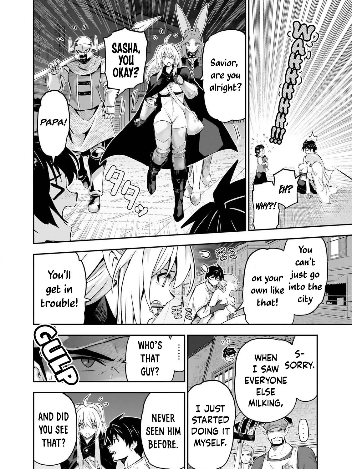 Milk-shibori Hunter no Isekai Sakunyuuki -Nouka no Saenai Otoko ga Arayuru Shuzoku no Chiku-B o Moteasobi-toriko ni Suru- — Chapter 11 — Page 61