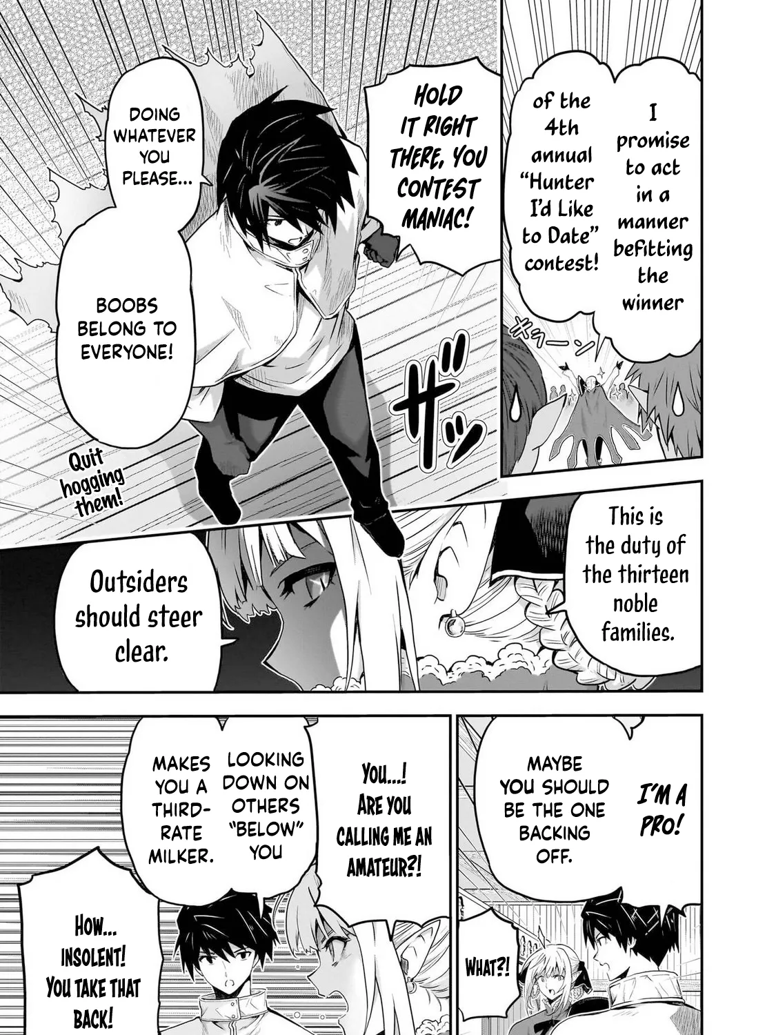 Milk-shibori Hunter no Isekai Sakunyuuki -Nouka no Saenai Otoko ga Arayuru Shuzoku no Chiku-B o Moteasobi-toriko ni Suru- — Chapter 12 — Page 33