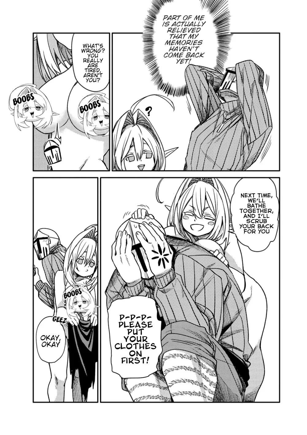The Elf Picked Up a Heavy Knight. — Chapter 4 — Page 17