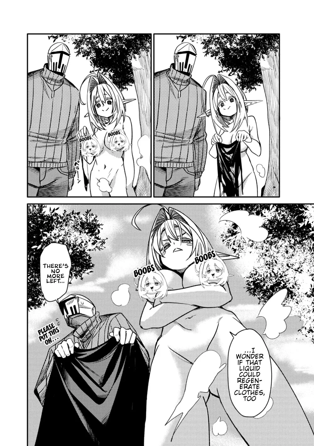 The Elf Picked Up a Heavy Knight. — Chapter 4 — Page 18
