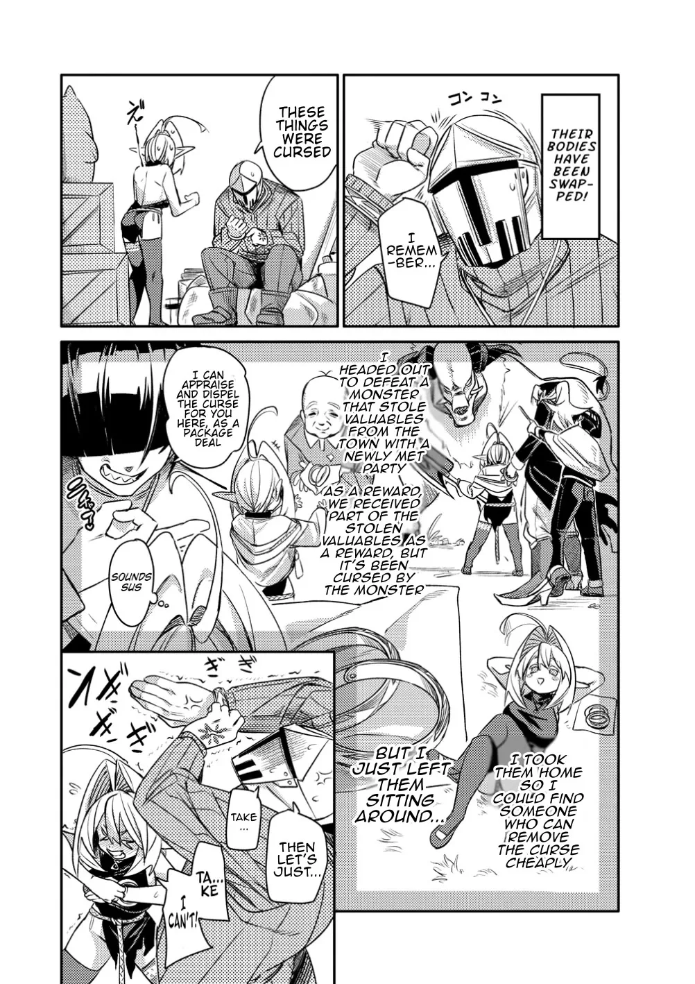 The Elf Picked Up a Heavy Knight. — Chapter 5 — Page 6