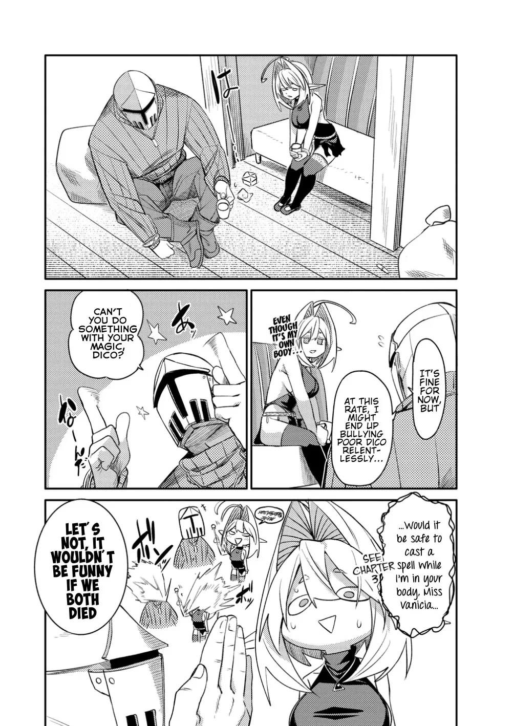 The Elf Picked Up a Heavy Knight. — Chapter 5 — Page 12