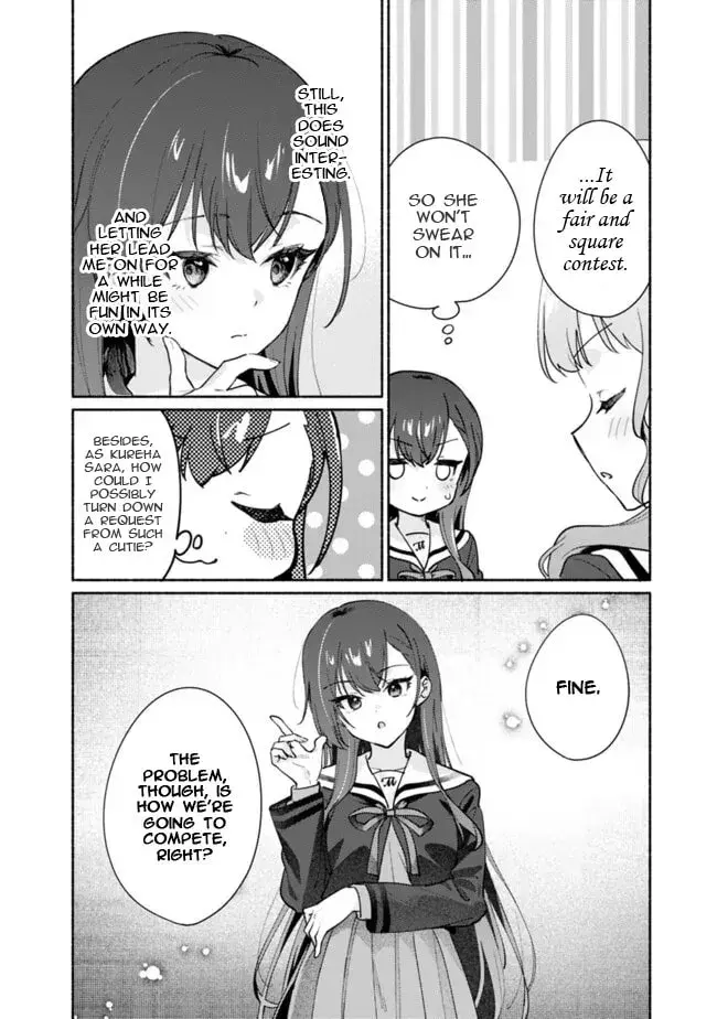 A Yuri Story About Breaking a Pretty Girl Who Keeps Insisting She Won't Lose Into Submission — Chapter 3 — Page 16