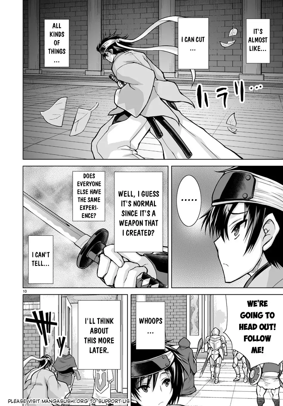 I Was Summoned to Another World, but I Got the Power to Cut Anything, so It Was Easy Mode. — Chapter 2 — Page 10