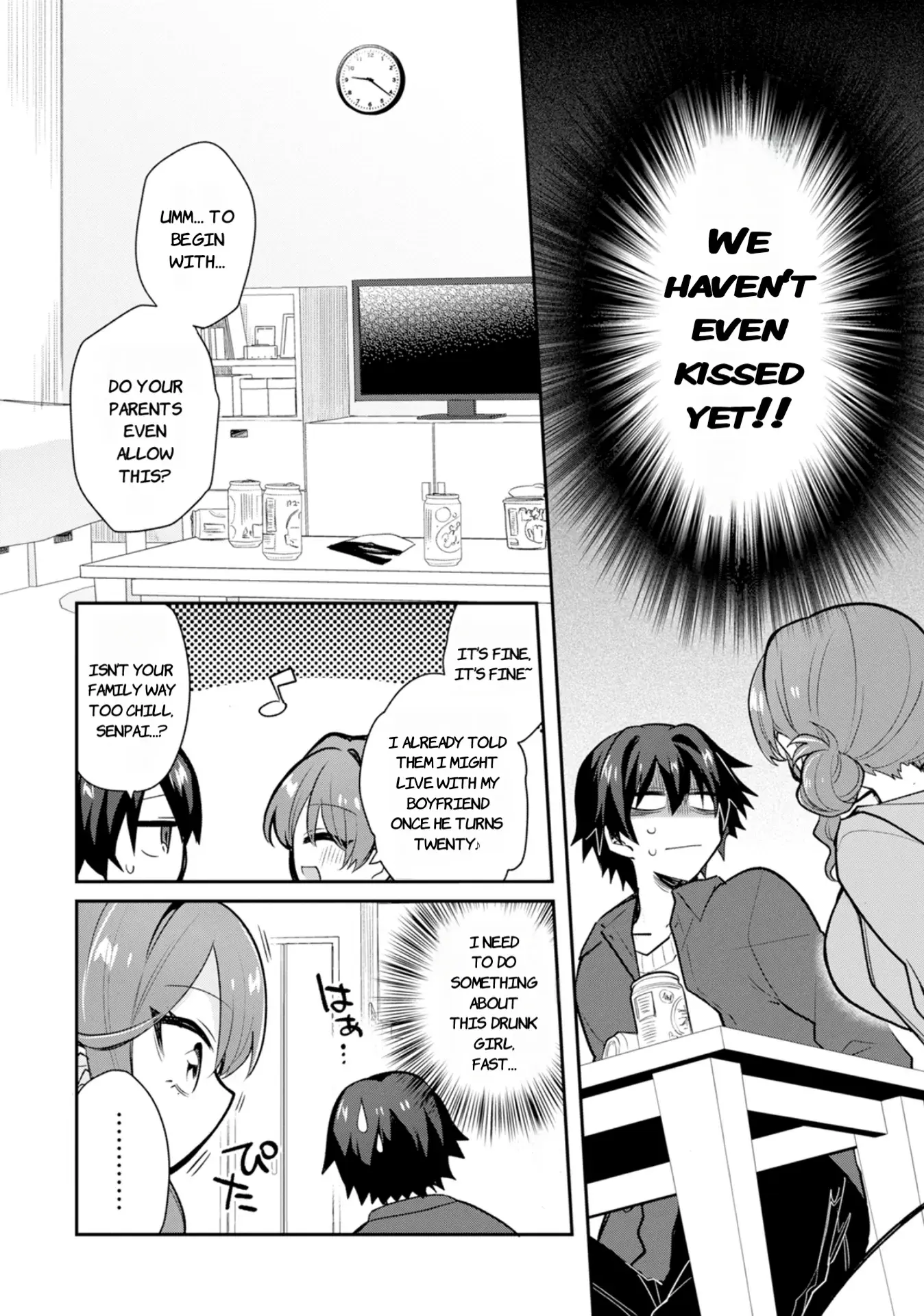 Osake to Senpai Kanojo to no Amaama Doukyo Lovecome wa Nijuusai ni Natte kara — Chapter 1 — Page 7