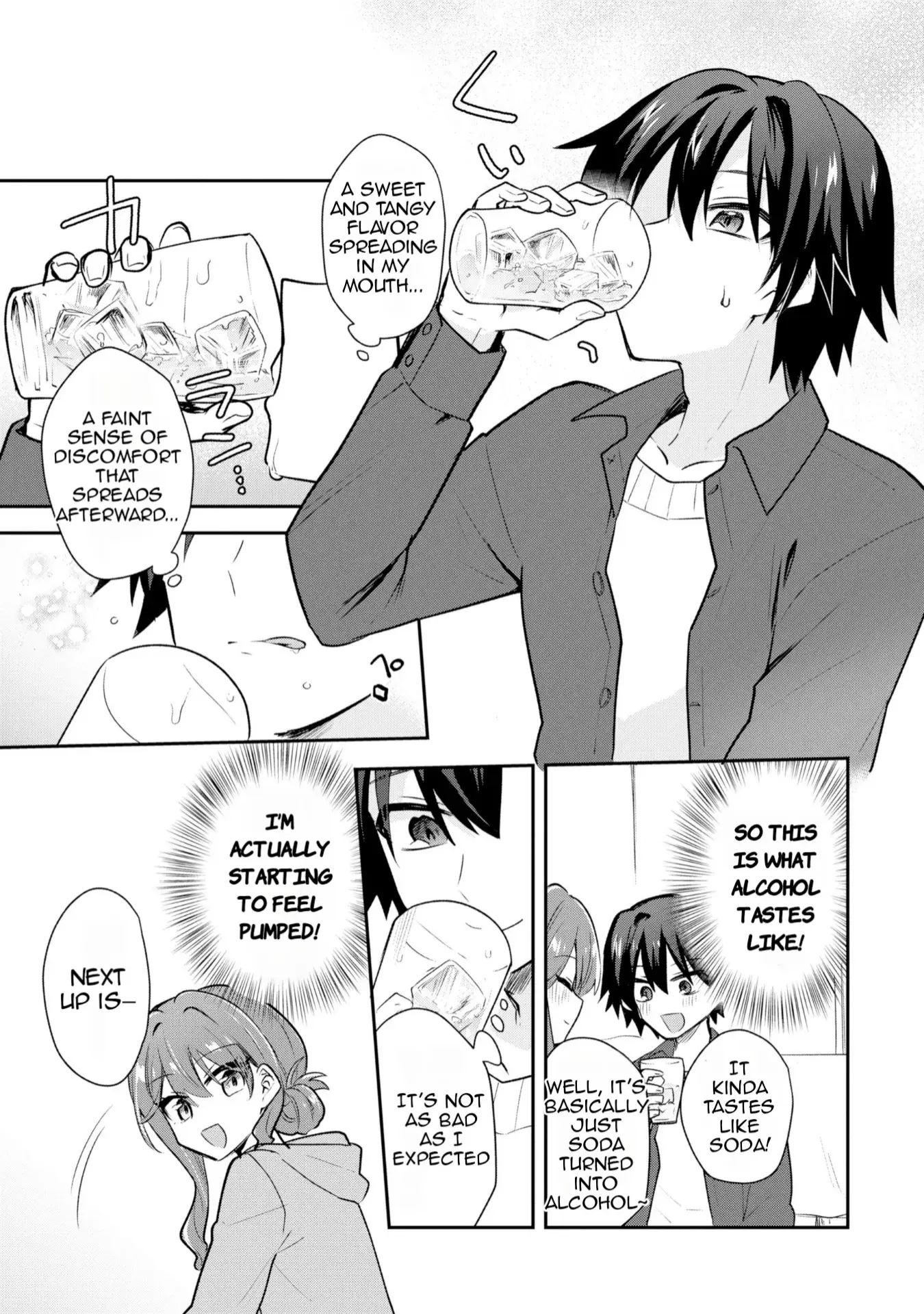 Osake to Senpai Kanojo to no Amaama Doukyo Lovecome wa Nijuusai ni Natte kara — Chapter 1 — Page 22