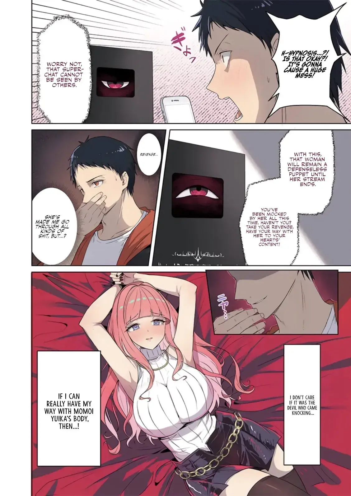 Hypnotic Super Chats She Can't Say No While Live! — Chapter 1 — Page 16