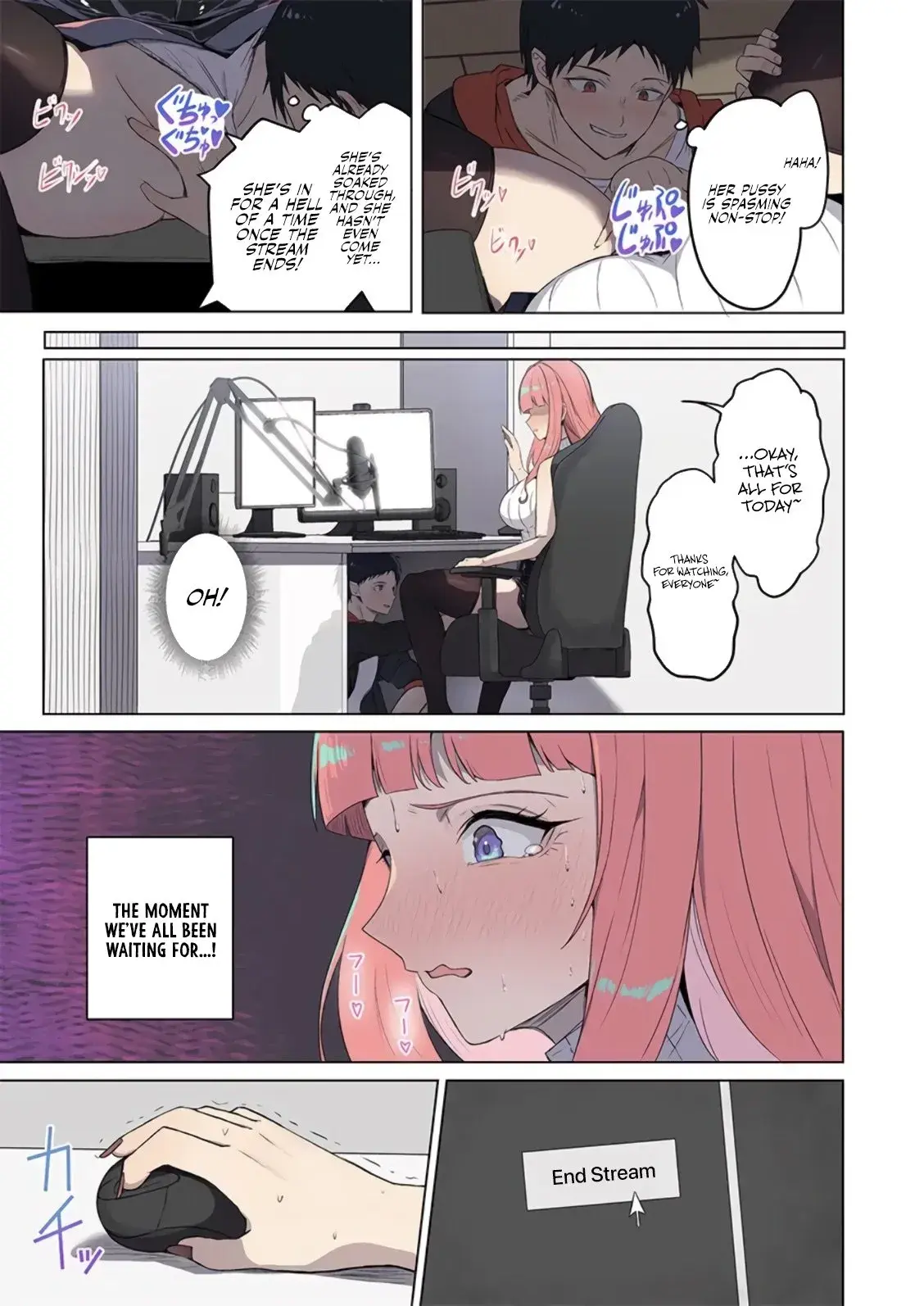 Hypnotic Super Chats She Can't Say No While Live! — Chapter 1 — Page 23